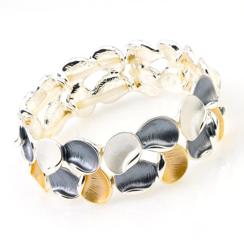 Waterway Bracelet-(Wavy Links)